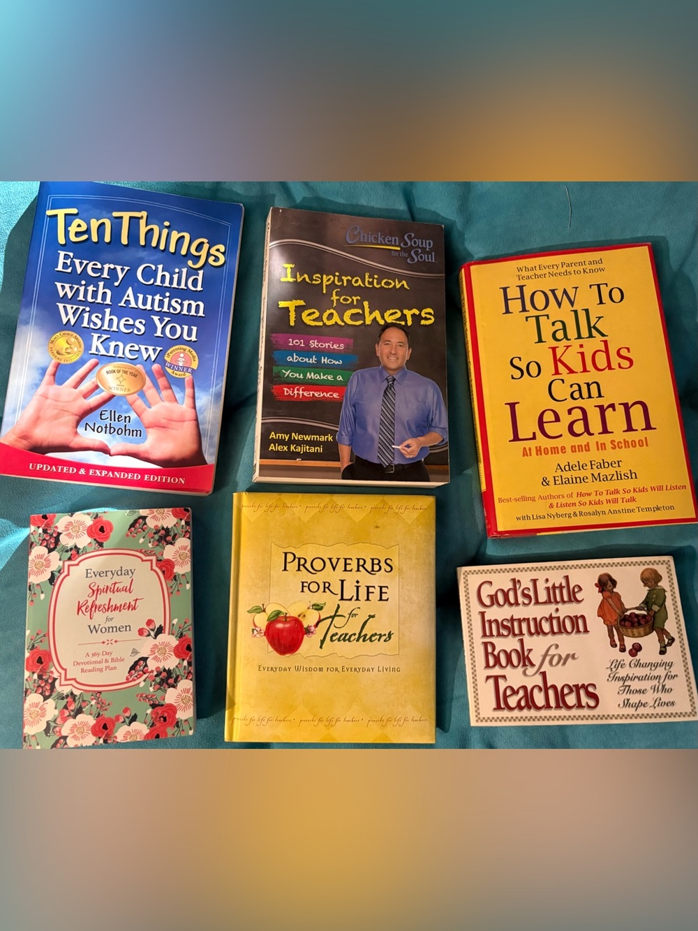 Set of 6 Teacher & Parenting Books - Multicolor Covers